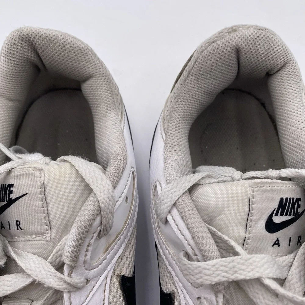 Nike Air Max SC White Black‎ Shoes Men's Size 12 CW4555 102 Cleaned See Pics